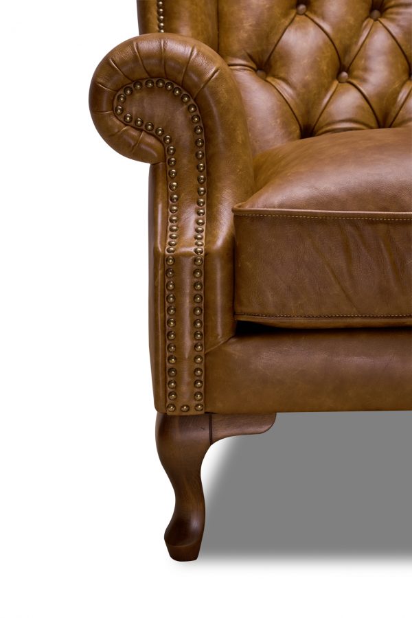 imran taba gerçek deri klasik kapitoneli berjer koltuk tasarımı